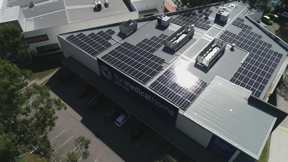 Our Medical Home Solar Panel Installation in Penrith Jamisontown 100kW Commercial Solar