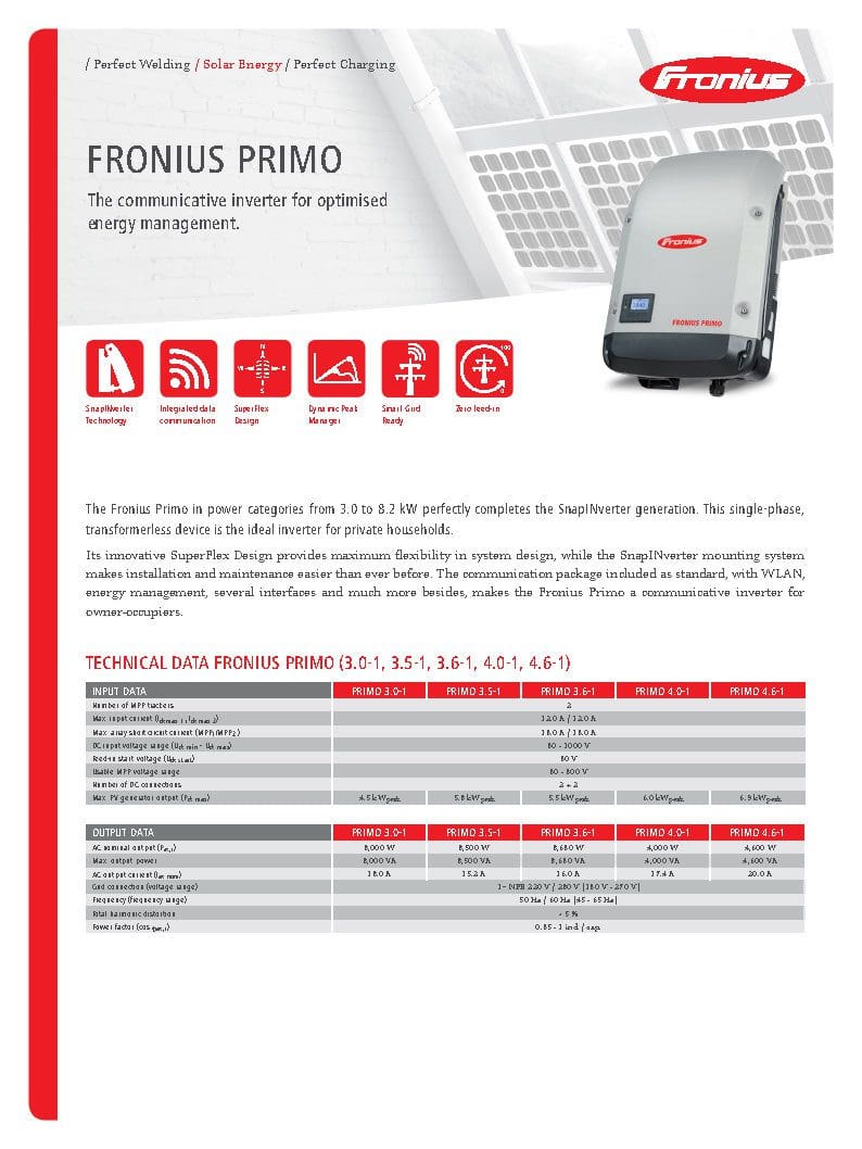 Fronius Primo